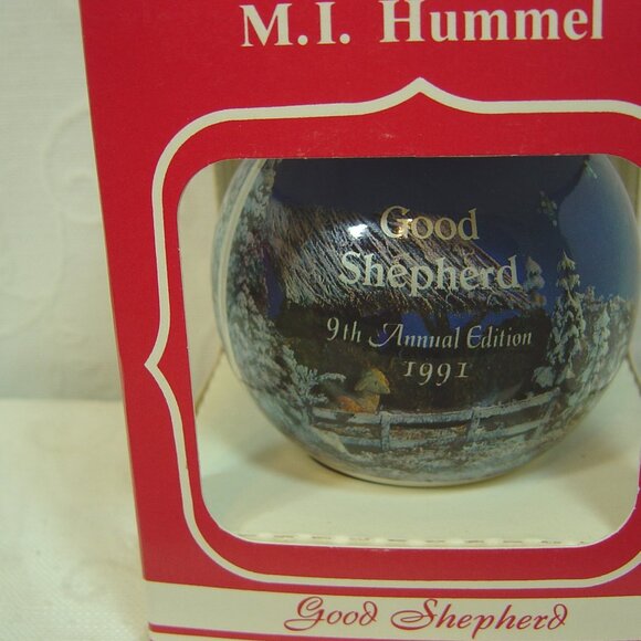 5 Vintage M.I. Hummel glass ball ornaments--1988-1992 - Picture 5 of 6